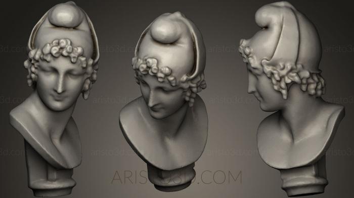 Busts and heads antique and historical (BUSTA_0115) 3D model for CNC machine